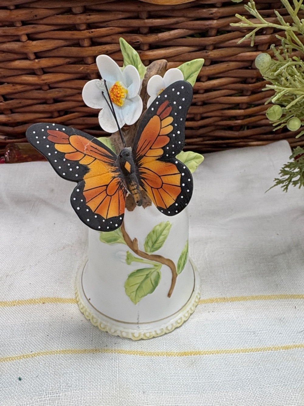 Lefton Monarch Butterfly Bell